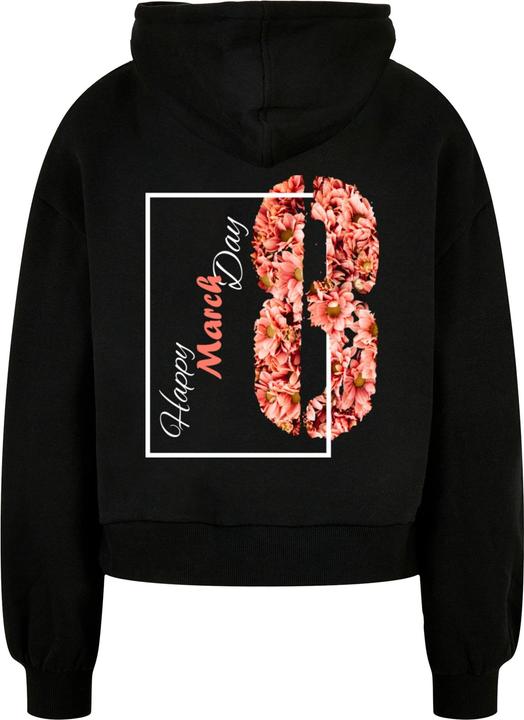 Immagine prodotto Merchcode Donna WD - Felpa con cappuccio biologica oversize Happy March Day - 112691 (XL)