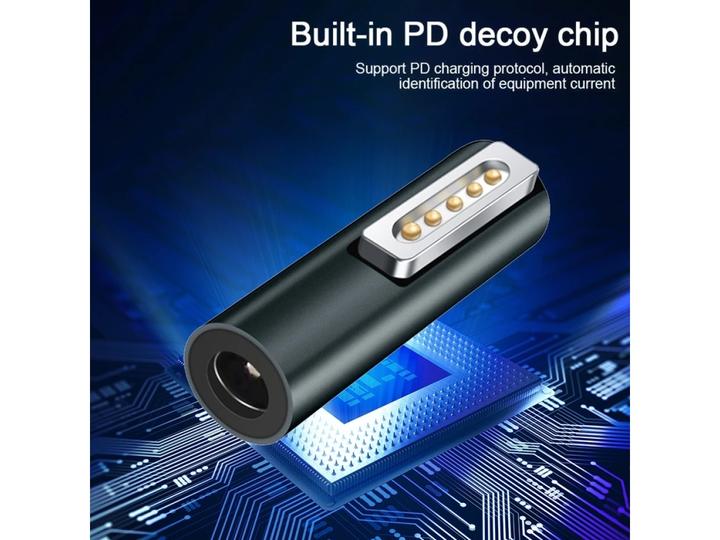 Produktbild PowerGuard DC Barrel zu MagSafe 2 Adapter 90 Grad für MacBook Pro, Air (85 W)