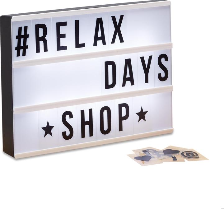 Image du produit Relaxdays boîte à lumière