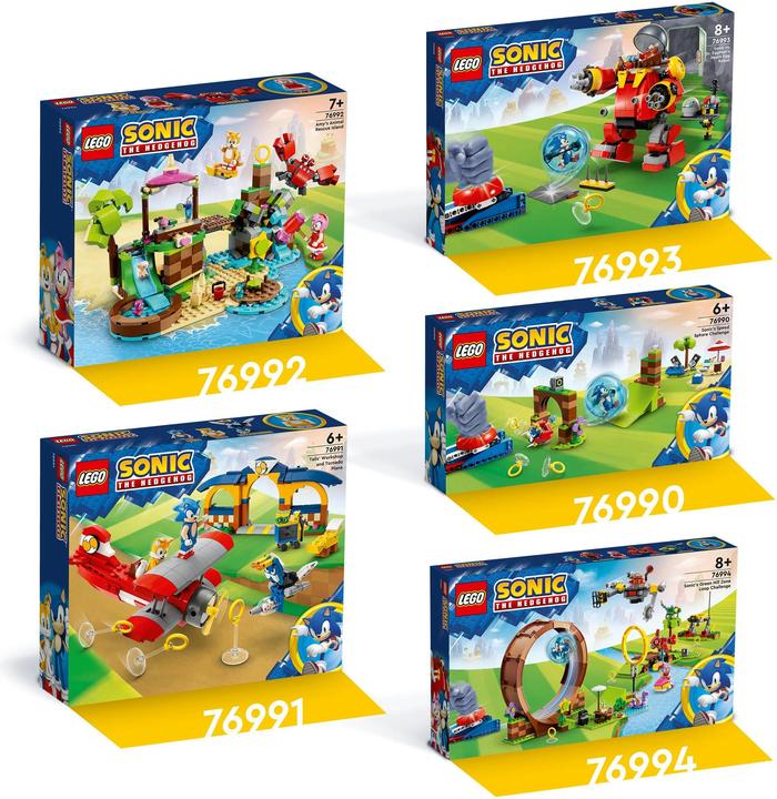 Produktbild LEGO Sonic vs. Dr. Eggmans Death Egg Robot (76993, LEGO Sonic)