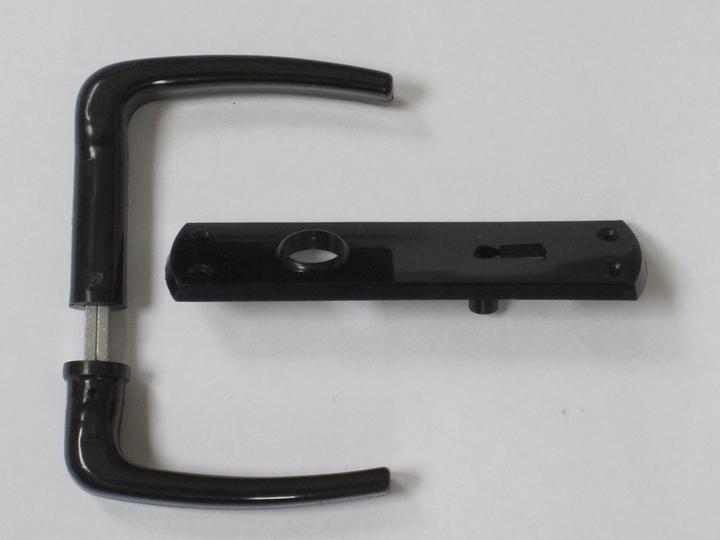 Productafbeelding Bever Krukset Universeel velgenslot BB zwart 55 mm vierkante as 8 mm (Deurset)