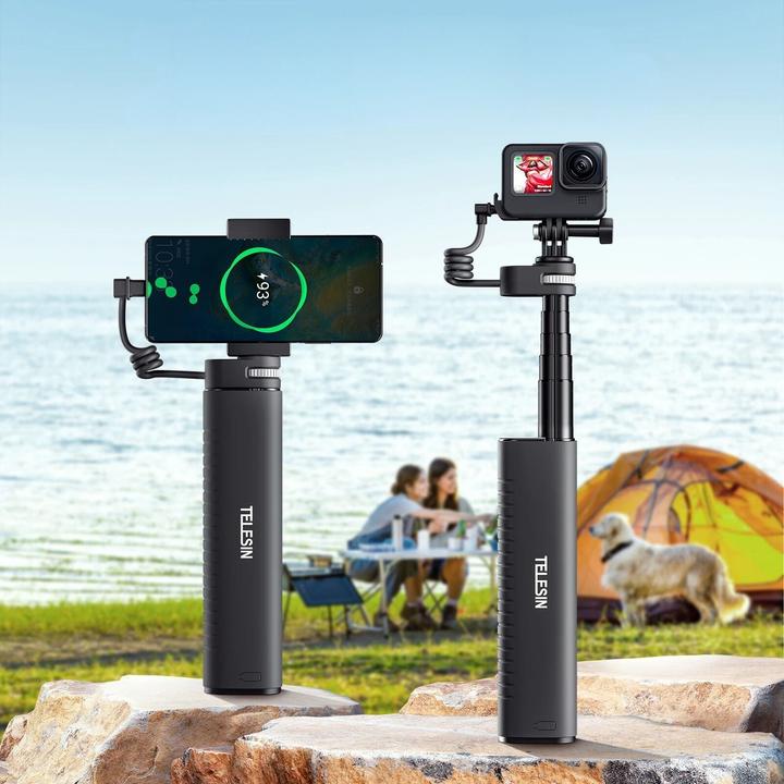 Actual product image Hermex Telesin Selfie Stick Actioncam with adapter for GoPro DJI Insta360 and much more