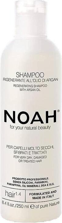 Actual product image Noah For Your Natural Beauty Regenerating Shampoo Hair 1.4 regenerujący szampon do włosów Argan Oil (250 ml, Liquid shampoo)