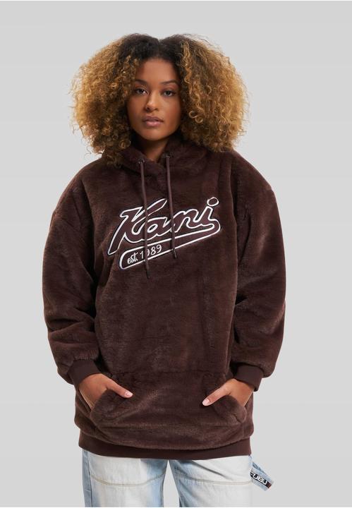 Image du produit Karl Kani KW234-039-2 KK Varsity Robe à capuche en fourrure végétalienne - 120159 (XS)