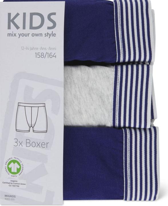 Actual product image Kids Children Boxer 3-piece (pack of 3)