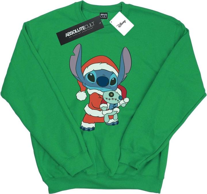 Disney Lilo And Stitch Stitch Christmas Sweatshirt (S)