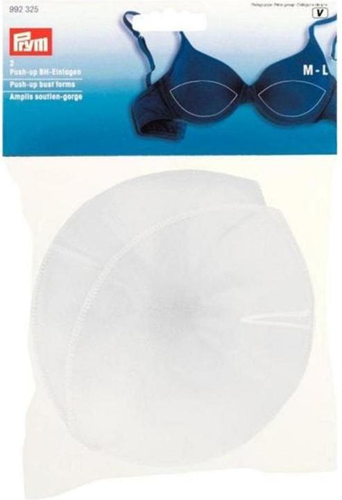 Produktbild Prym Push-up BH-Einlagen, weiss Grösse M, L - Karte 2 Stk.