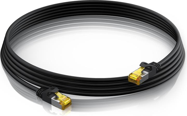 Actual product image Primewire Network cable CAT.7, RJ-45, Ethernet, Slim patch cable Cat 7, Gigabit cable, 10000 Mbit LAN cable (U/FTP, CAT7, 5 m)