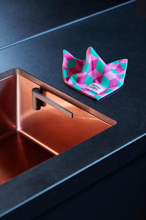 Actual product image Happy Sinks Magnetic Dishcloth Holder