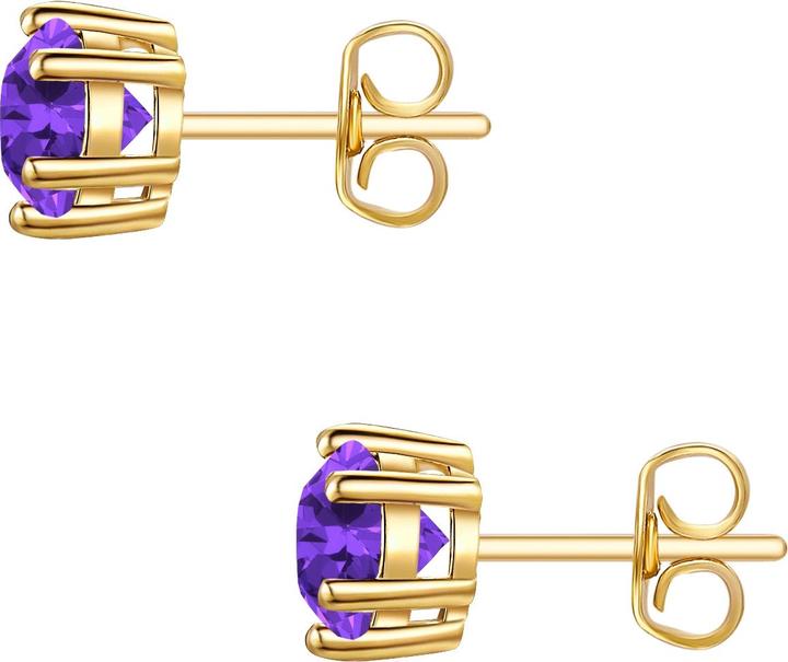 Immagine prodotto Glanzstücke München Donna Argento Sterling Ametista Oro Giallo - 28715 (Argento)