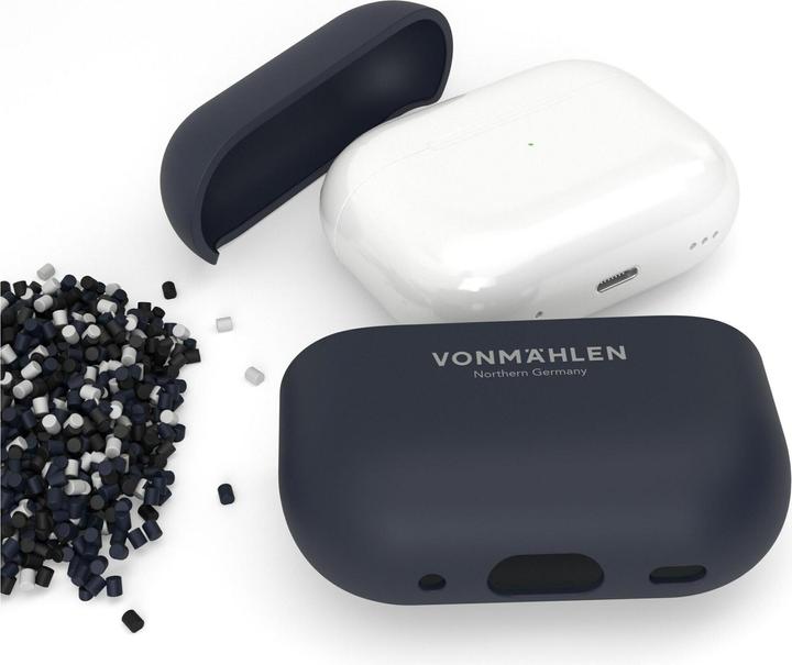 Produktbild Vonmählen Transportcase Thin AirPods Pro 2 Navy (Kopfhörer Tasche)