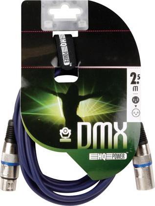 Actual product image HQ Power PAC102 DMX cable, 3-pole (2.5m) (2.50 m, XLR)