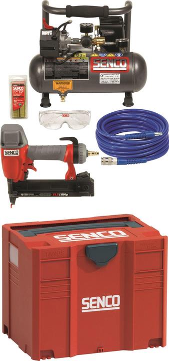 Produktbild Senco PC0972EUPS -Set Kompressor PC 1010 Hefter SLS 18 MG im Systainer 5mtr PU-Schlauchheftklammern