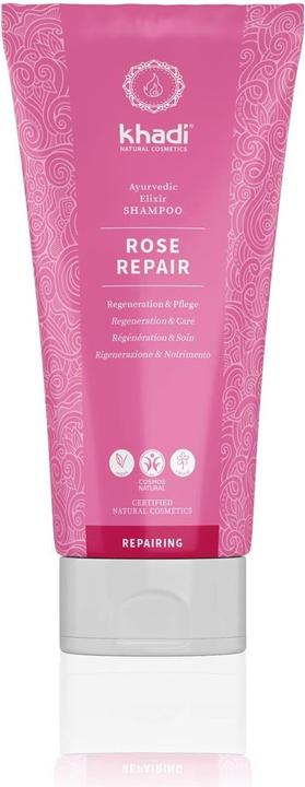 Actual product image Khadi Rose (210 ml, Liquid shampoo)