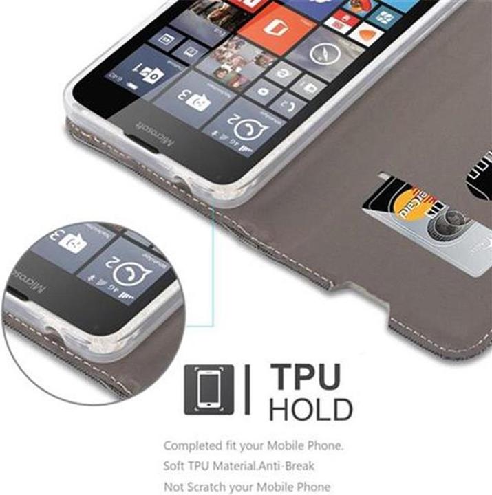 Actual product image Cadorabo Book Jeans Optics Cover (Microsoft Lumia 640)