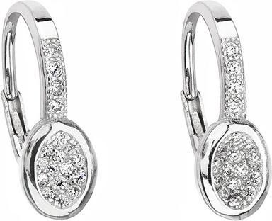 Evolution Group Silver earrings with zircons 11192.1 (L)