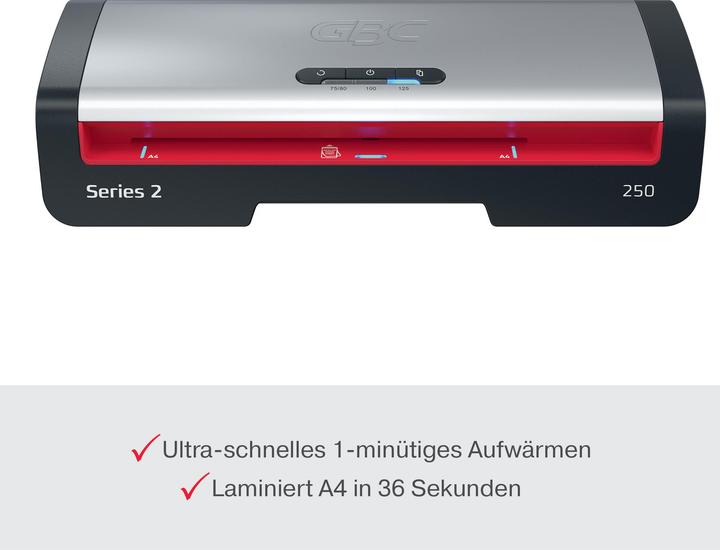 Image du produit GBC Laminiergerät 250 (75 - 125 µm, A4)