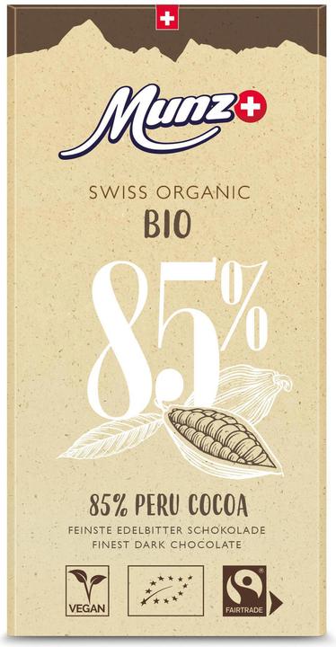 Image du produit Munz Organique 85% Cacao du Pérou (100 g)