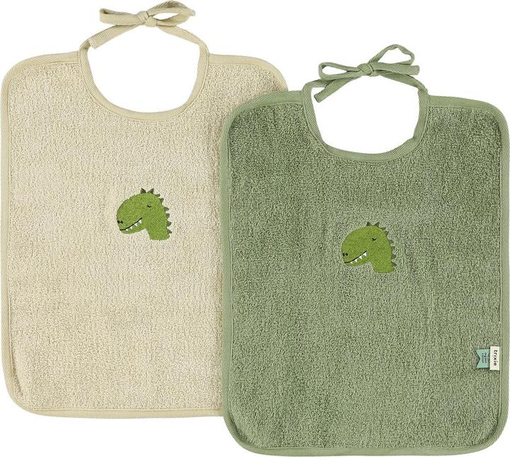 Trixie Baby Bavaglino XL set di 2 Dino