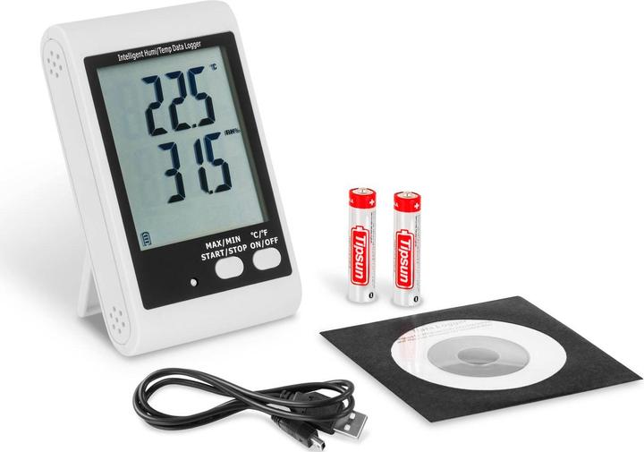 Produktbild Steinberg Datenlogger Temperatur Thermometer Luftfeuchte Usb Datenlogger Pc Software LCD