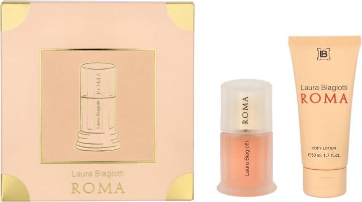 Actual product image Laura Biagiotti Roma EDT 25 ml + Body Lotion 50 ml - Gitfset (Body lotion, 75 ml)