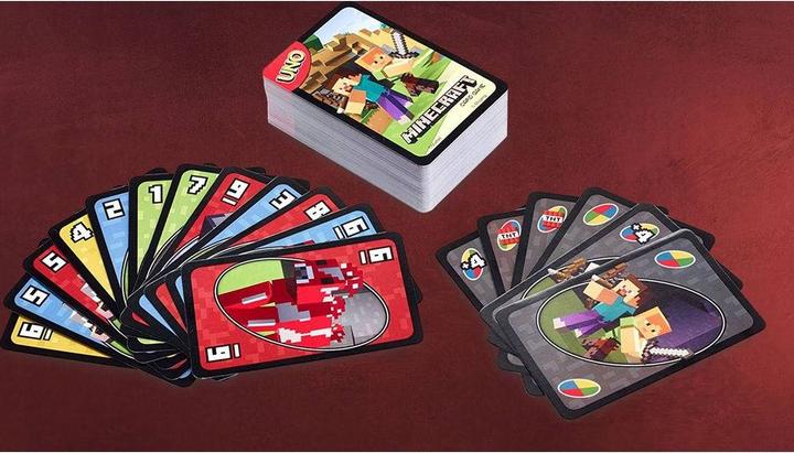 Produktbild Mattel Games Minecraft: UNO (Deutsch, Französisch, Italienisch, Englisch)