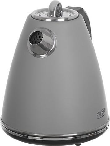 Productafbeelding Adler AD 1343g Elektrisch, 2200 W, 1.5 L, Roestvrij staal, 360 ° draaibare voet, Grijs (1.50 l, EU-stekker)