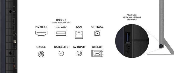 Actual product image TCL 75C855 (75", Mini-LED, 4K, 2024)