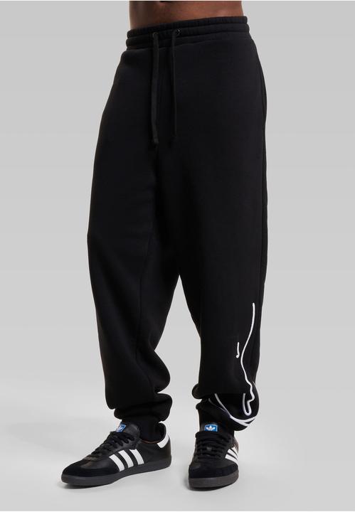 Actual product image Urban Classics KKMQ12007 Signature Sweatpants black - 16005 (S)