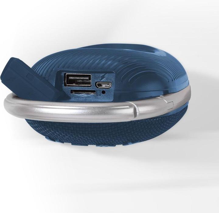 Actual product image Techly ICASBL321BL portable speaker Mono portable speaker Blue (2 h, USB power delivery)