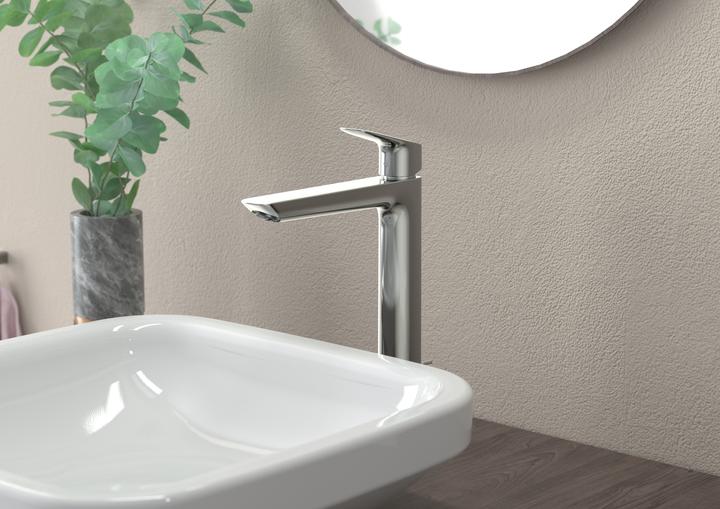Actual product image hansgrohe Logis single-lever basin mixer 240 Fine without pop-up waste