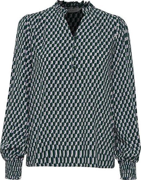 B.young bluse mit v-ausschnitt damen byjosa