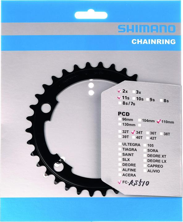 Image du produit Shimano Plateau de pédalier FC-RS510 46 dents MT (46)