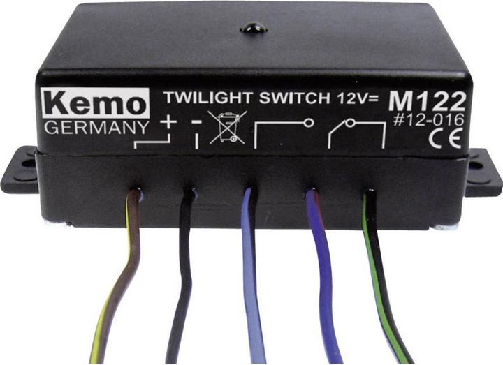 Immagine prodotto Kemo Interruttore crepuscolare 12V/sensore di luce M122