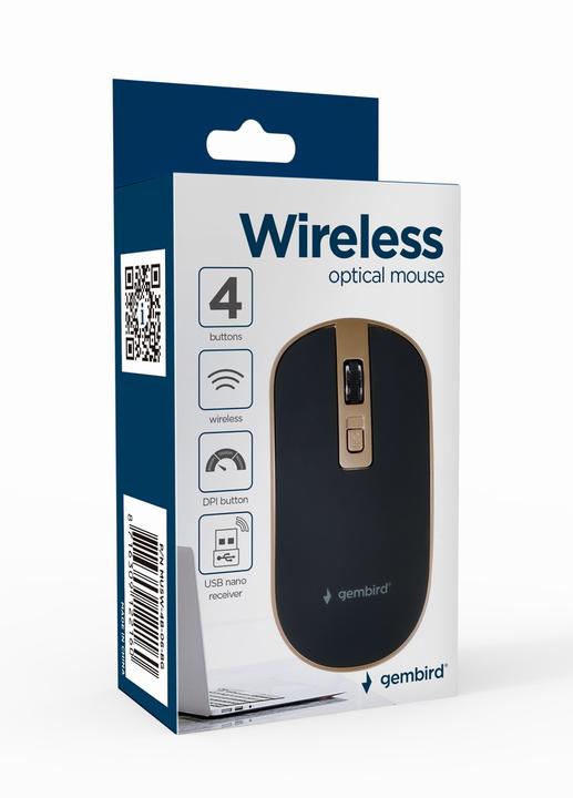 Actual product image Gembird MUSW-4B-06-BG Wireless mouse (Wireless)