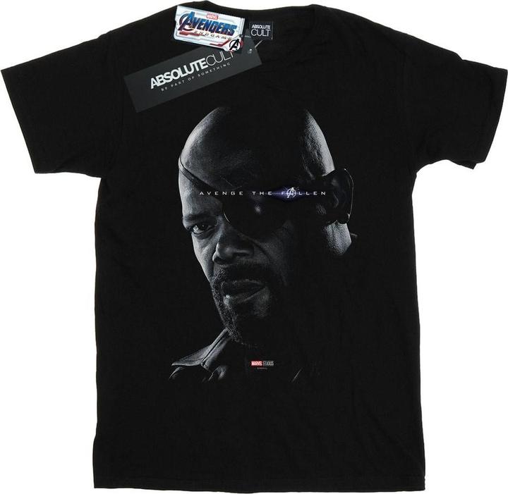 Avengers Endgame Avenge The Fallen Nick Fury TShirt (4XL)