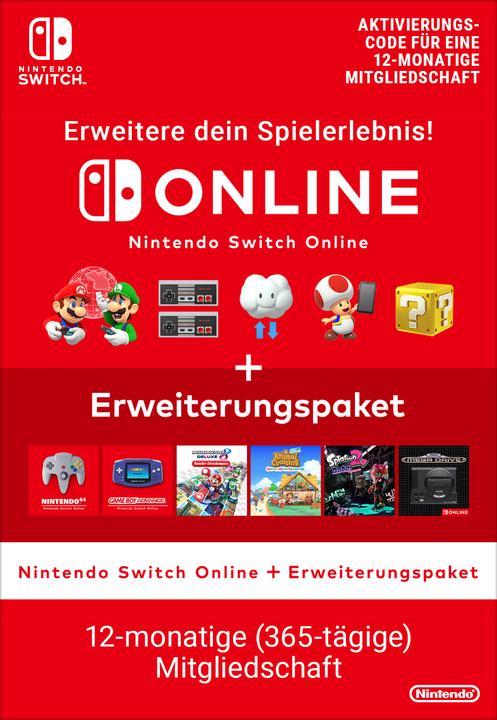 Produktbild Nintendo Switch Online plus Expansion Pack 365 days Individual Digital Code (12 Monate)
