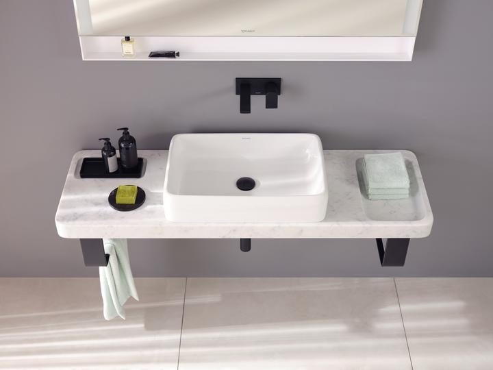 Produktbild Duravit Einhebel-Waschtischmischer Tulum Unterputz, Ausladung 171mm schwarz matt