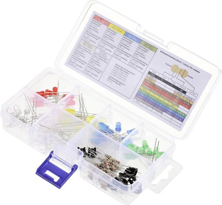 Produktbild Tru Components LED bedrahtet Rot, Gelb, Blau, Gelb-Grün, Warmweiss, Kaltwe