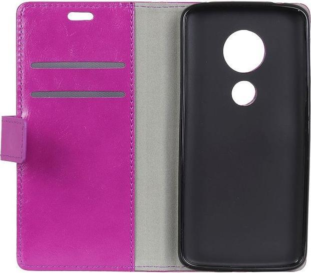 Image du produit MU Classic Couverture en cuir Crazy Horse Bookcover Series (Motorola Moto G7 Play)