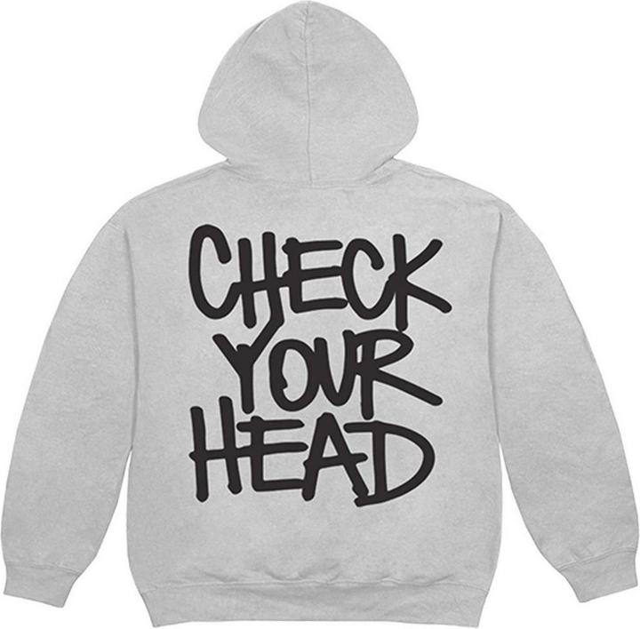 Immagine prodotto Universal Textiles Felpa con cappuccio Unisex Adult Check Your Head (M)
