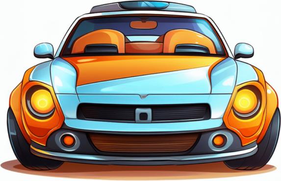 Produktbild Bügelbilder Bügelbild Cartoon Auto 5