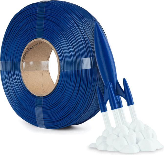 Actual product image Filament High Speed PLA Refill Navy Blue 1kg 1.75mm (PLA, 1.75 mm, 1000 g, Blue)