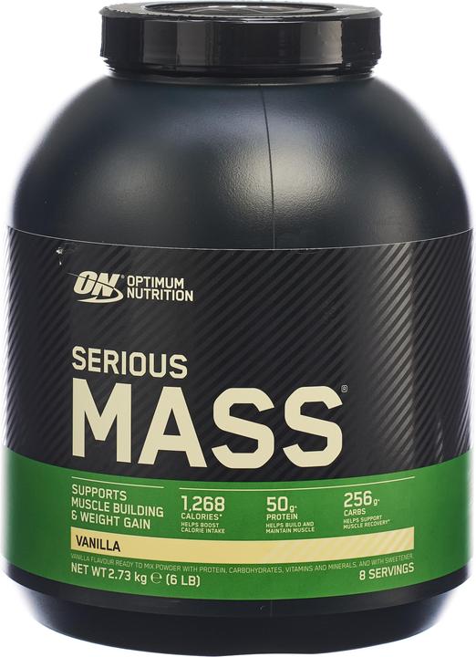 Optimum Nutrition Serious Mass (Sportgetränkepulver, Vanille, 1 Stk., 3022 g)