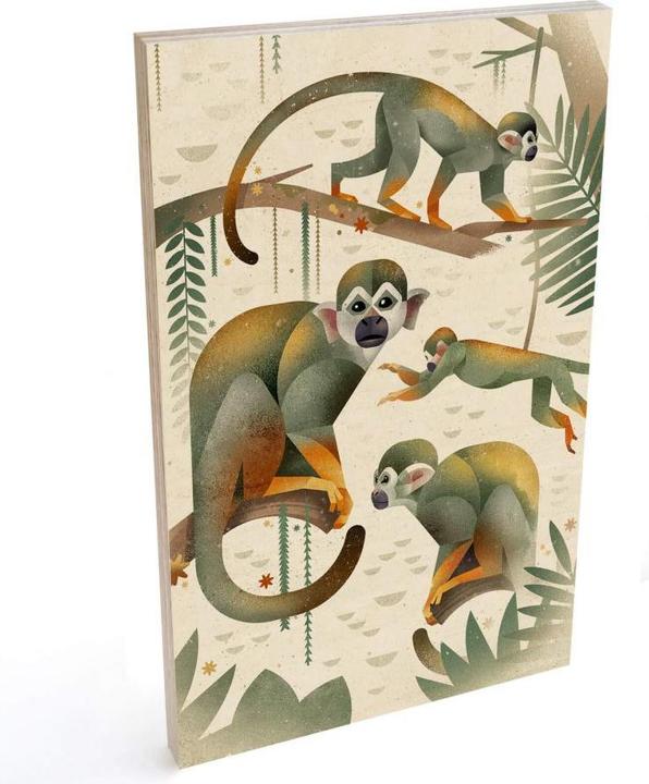 Produktbild Trenddeko Squirrel Monkeys (30 x 45 cm)