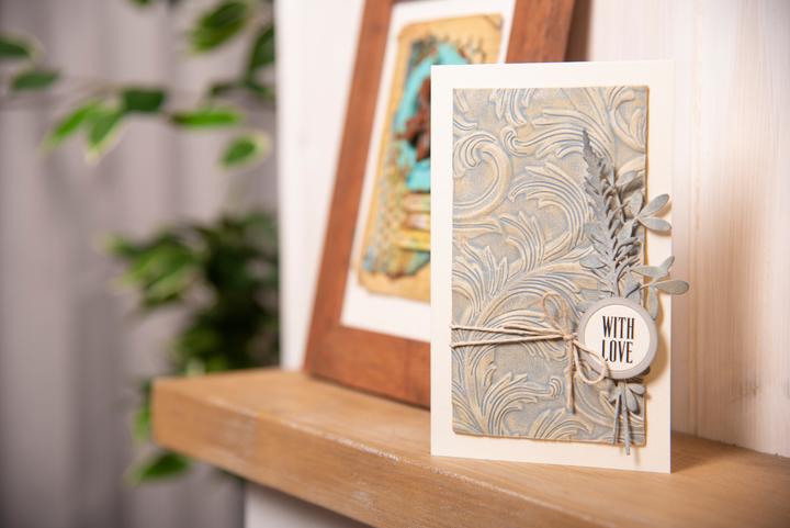Produktbild Sizzix 3-D Texture Fades Prägeschablone Elegant von Tim Holtz