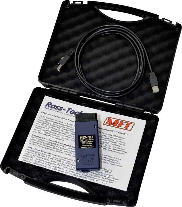 Image du produit Ross-Tech HEXNET WiFi VCDS outil de diagnostic pour VW Audi Seat et Skoda dans une valise