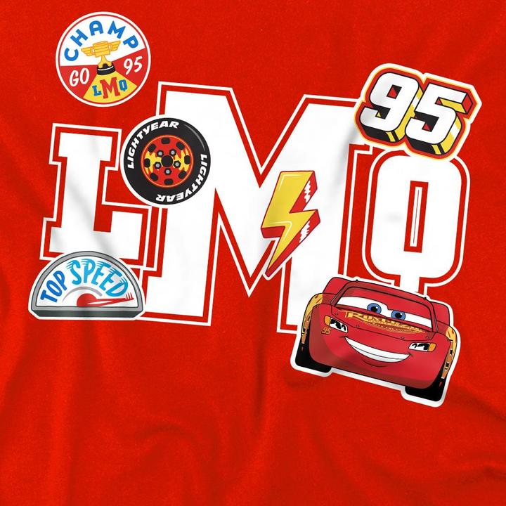 Immagine prodotto Cars LMQ Maglietta Saetta Mcqueen Bambini (140, 146)