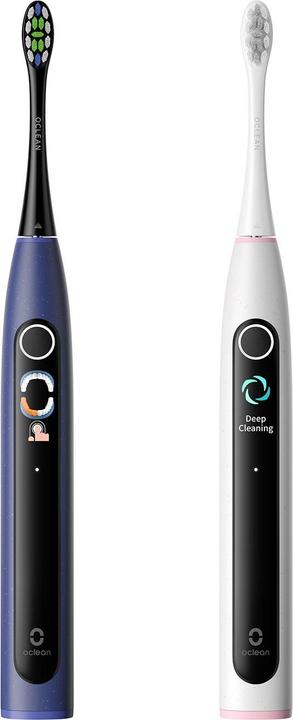 Clean OCLEAN Elektrische Zahnbürste X Lite S Duo Set Dunkelblau+Grau