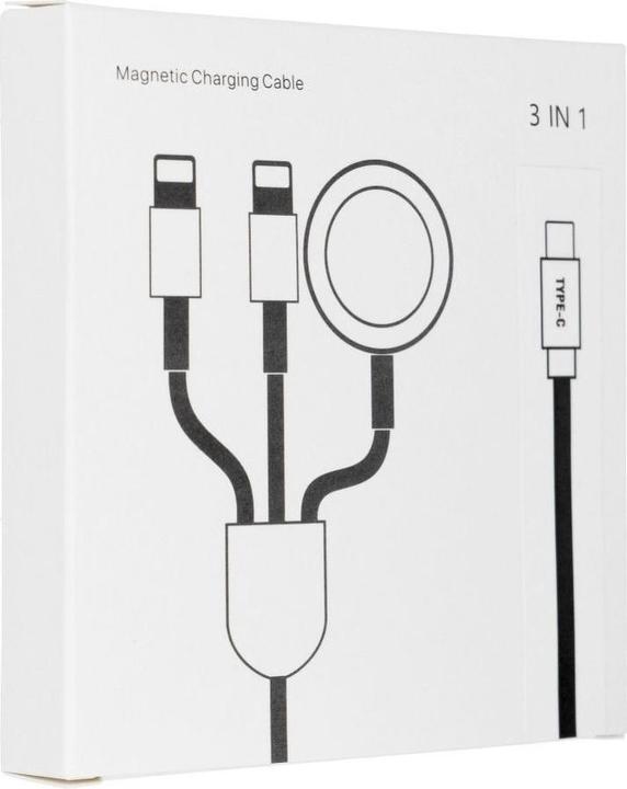 Immagine prodotto OEM Cable Cable 3in1 Type C to 2 x Lightning / Apple Watch 3W 2A C3168 1,2 m white